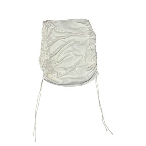 Princess Polly White Adjustable Bodycon Skirt - Size 8 - Picture 1 of 4